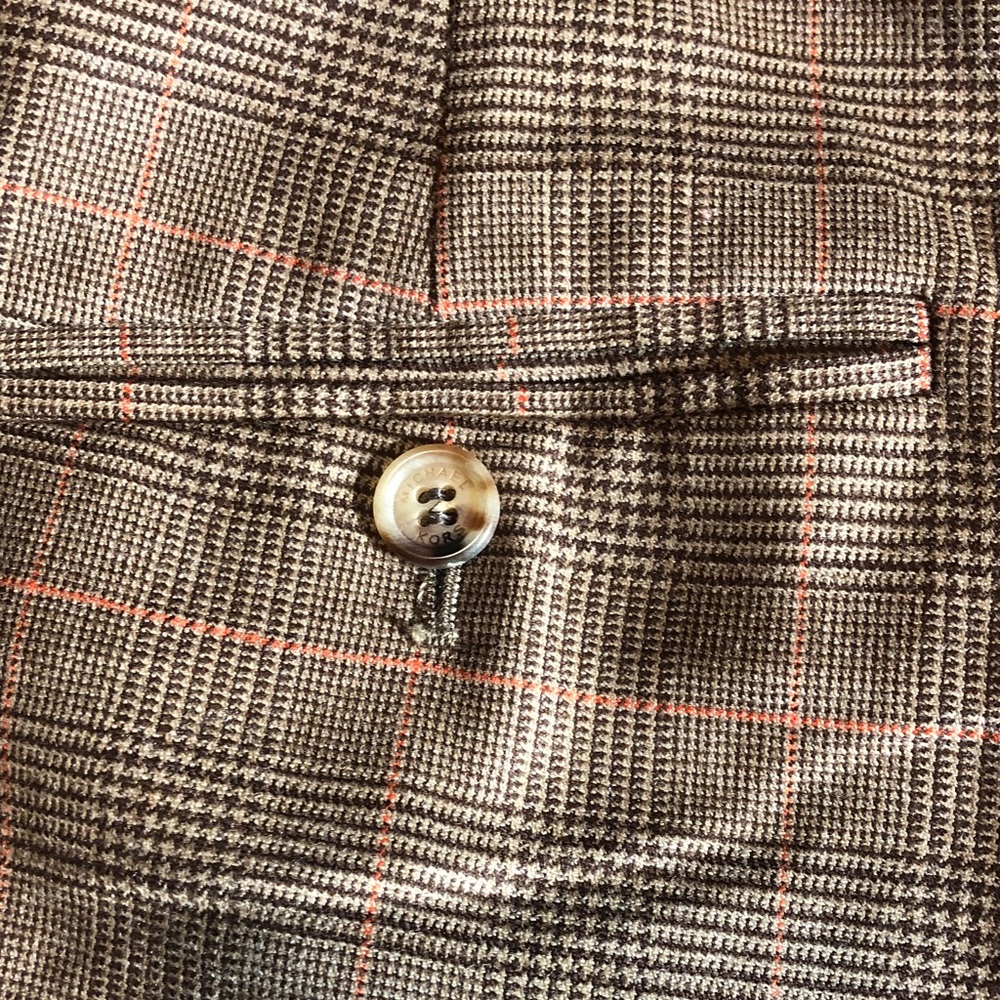 Michael Kors Beige and Black Women’s Tailored Plaid Trousers, Size 6 - Picture 8 of 8